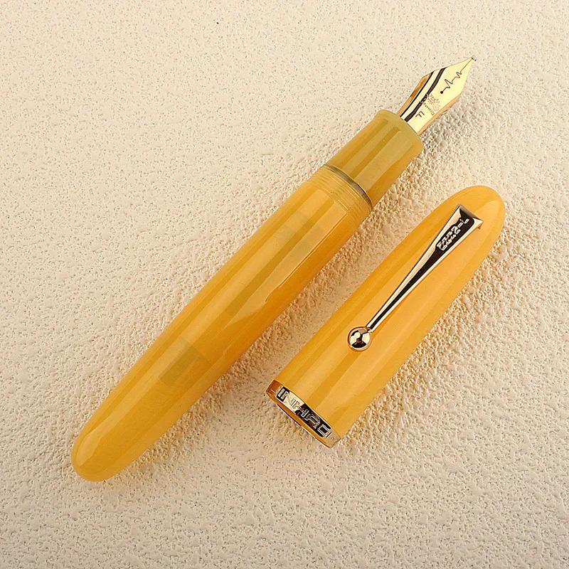 Heartbeat Nib! Jinhao 9019 Fountain Pen #8 /F/M Nib, Jade Yellow Size Resin Office Writing Pen with Large Converter F (Approx 0.5mm)
Heartbeat Nib! Jinhao 9019 Fountain Pen #8 /F/M Nib, Jade Yellow Size Resin Office Writing Pen with Large Converter F (Approx 0.5mm)