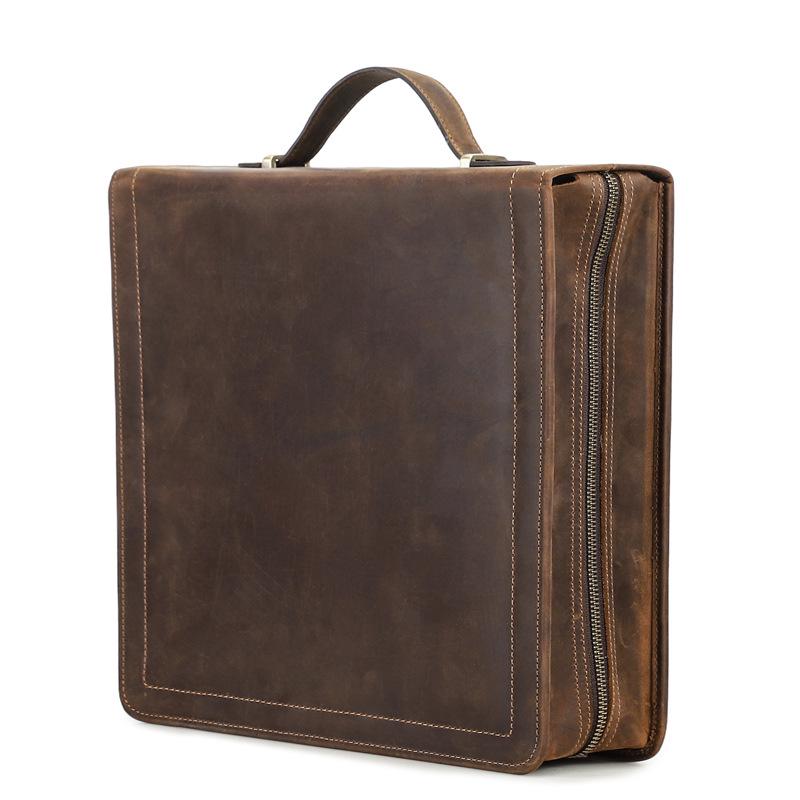 Retro Genuine Leather Portable CD Storage Bag - Holds 224 Discs кавовий
Retro Genuine Leather Portable CD Storage Bag - Holds 224 Discs кавовий