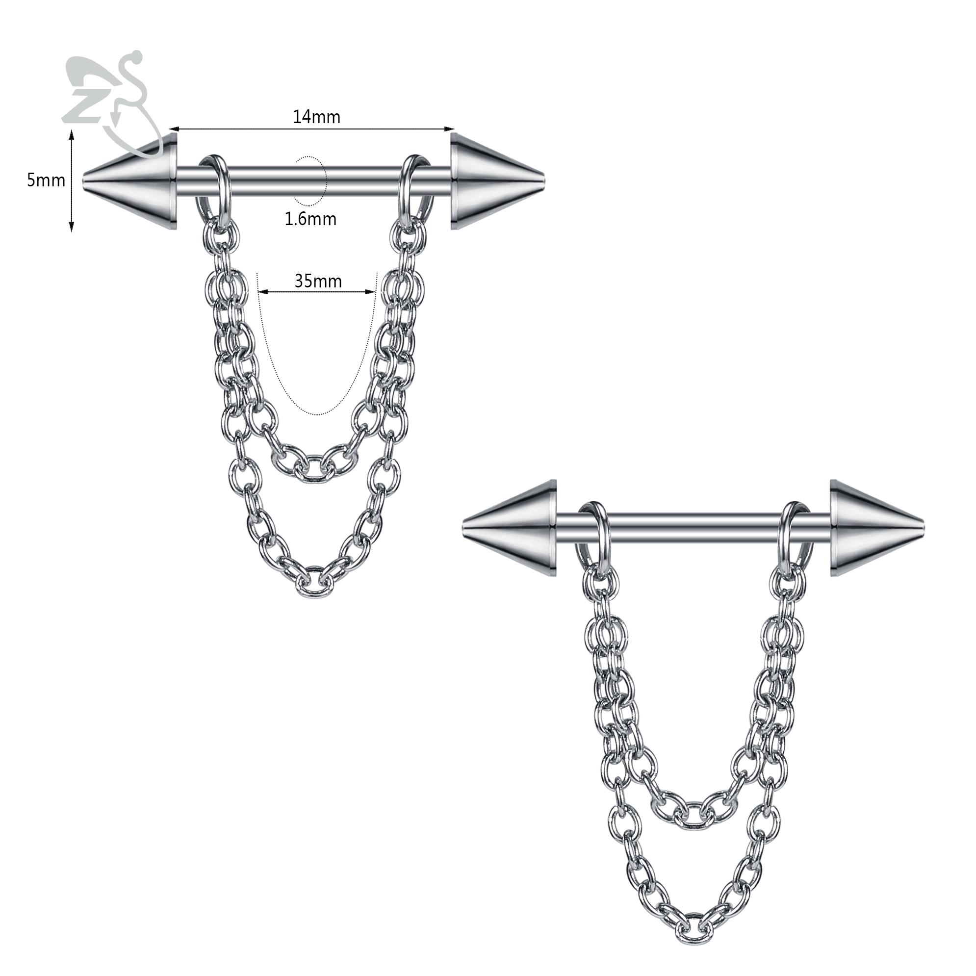 ZS 2PCS Stainless Steel Nipple Piercing Bar For Women 14G Crystal Heart Nipple Shield Ring Horseshoe Barbell Sexy Nipple Jewelry black
ZS 2PCS Stainless Steel Nipple Piercing Bar For Women 14G Crystal Heart Nipple Shield Ring Horseshoe Barbell Sexy Nipple Jewelry black