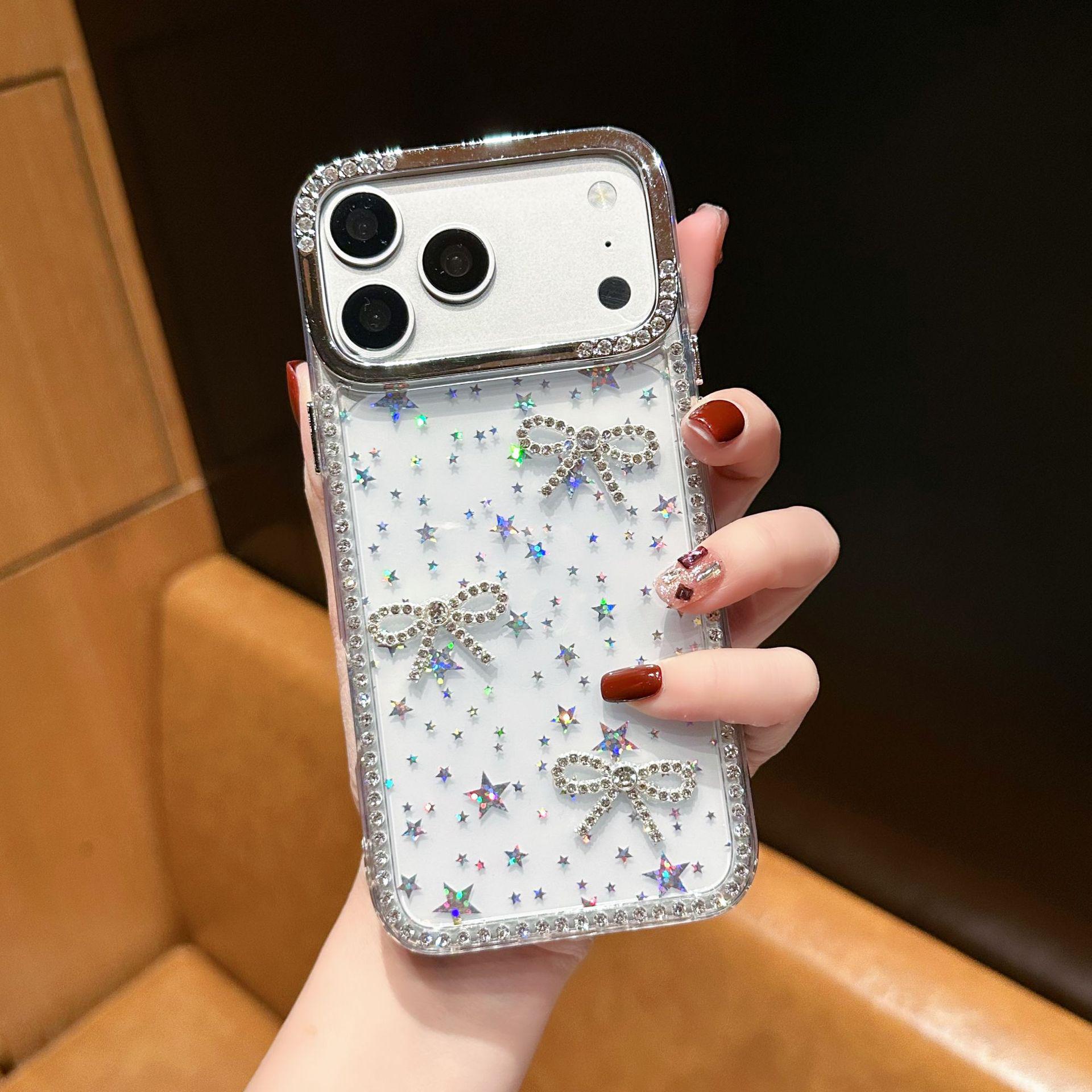 Sparkling Diamond Star Bow Phone Case for Apple 17 Pro Max/16/12/11 - Cute & Simple Design iPhone 14 Plus
Sparkling Diamond Star Bow Phone Case for Apple 17 Pro Max/16/12/11 - Cute & Simple Design iPhone 14 Plus