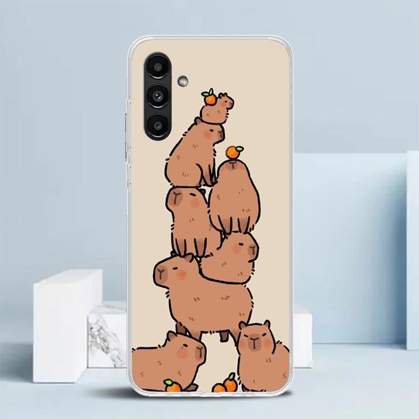 Funny Capybara Cartoon Animal Cover for Samsung Galaxy A17 A37 A57 A16 A26 A36 A56 A15 A14 A55 Phone Case A13 A53 A25 A35 A24 A3 Samsung A05S
Funny Capybara Cartoon Animal Cover for Samsung Galaxy A17 A37 A57 A16 A26 A36 A56 A15 A14 A55 Phone Case A13 A53 A25 A35 A24 A3 Samsung A05S