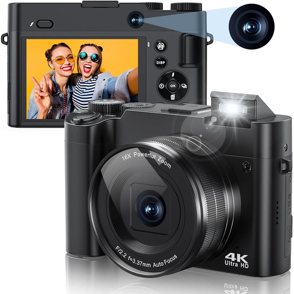 4K Digital Camera, 64MP Rear and Front Camera for Photography and Video Autofocus Anti-Shake
4K Digital Camera, 64MP Rear and Front Camera for Photography and Video Autofocus Anti-Shake