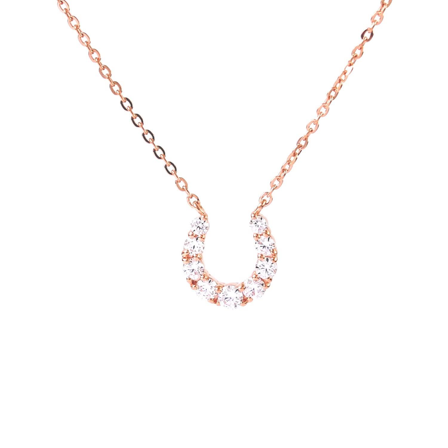Canal Yondoshi Necklace Accessory Cubic Zirconia Jewelry Silver Pink Gold 4C Simple 4℃ (Pink Gold)
Canal Yondoshi Necklace Accessory Cubic Zirconia Jewelry Silver Pink Gold 4C Simple 4℃ (Pink Gold)