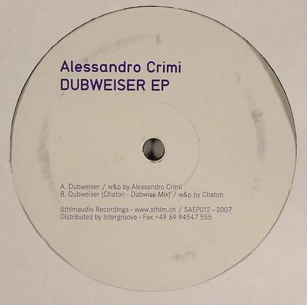 12inch Record ALESSANDRO CRIMI - Dubweiser EP SAEP012 Sthlmaudio Reco 2007 Switzerlan Dance & Electronica Used
12inch Record ALESSANDRO CRIMI - Dubweiser EP SAEP012 Sthlmaudio Reco 2007 Switzerlan Dance & Electronica Used