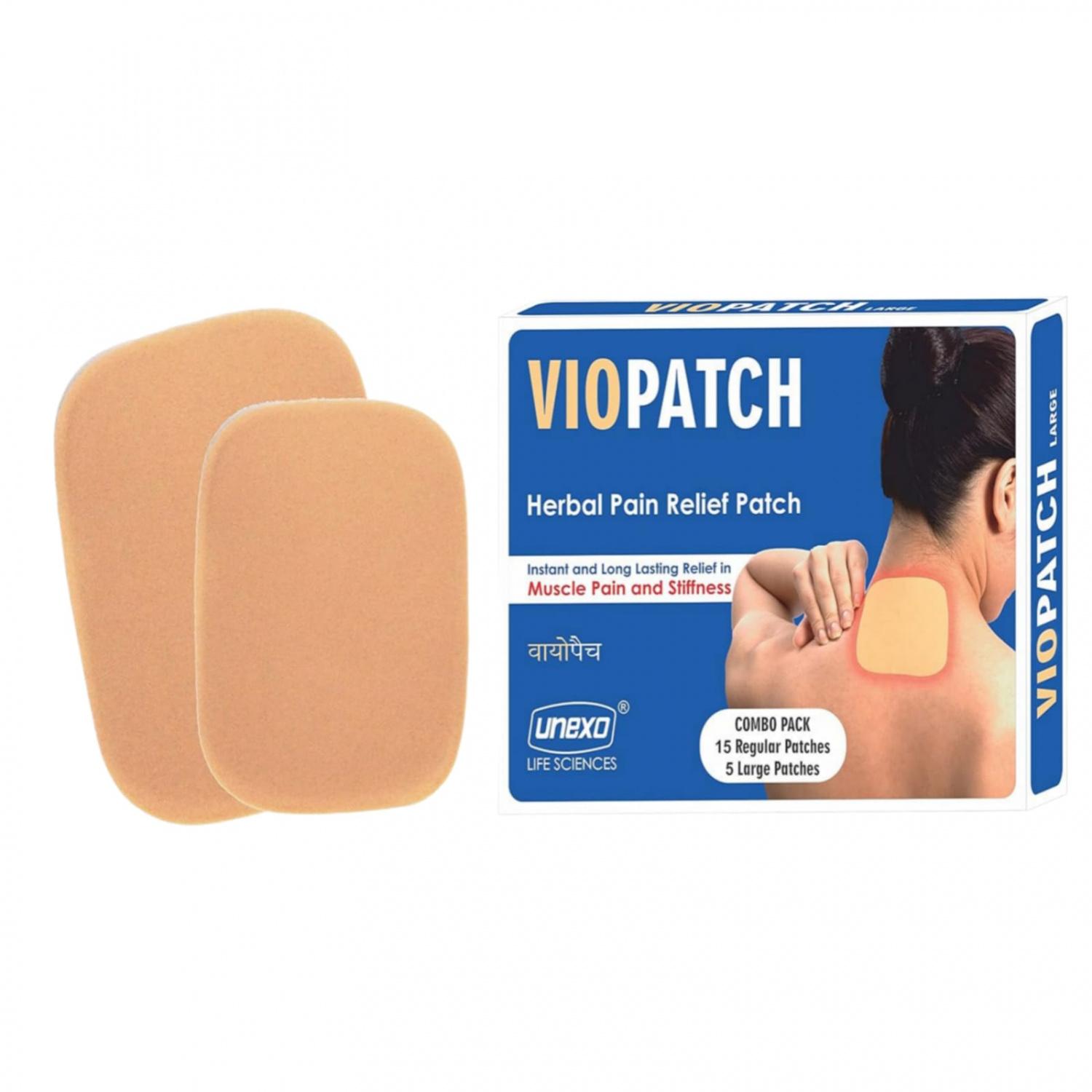 Patches for relieving muscle pain and stiffness (20 pcs), Herbal Pain Relief Patch (Combo 15 Regular, 5 Large pcs), Viopatch
Patches for relieving muscle pain and stiffness (20 pcs), Herbal Pain Relief Patch (Combo 15 Regular, 5 Large pcs), Viopatch