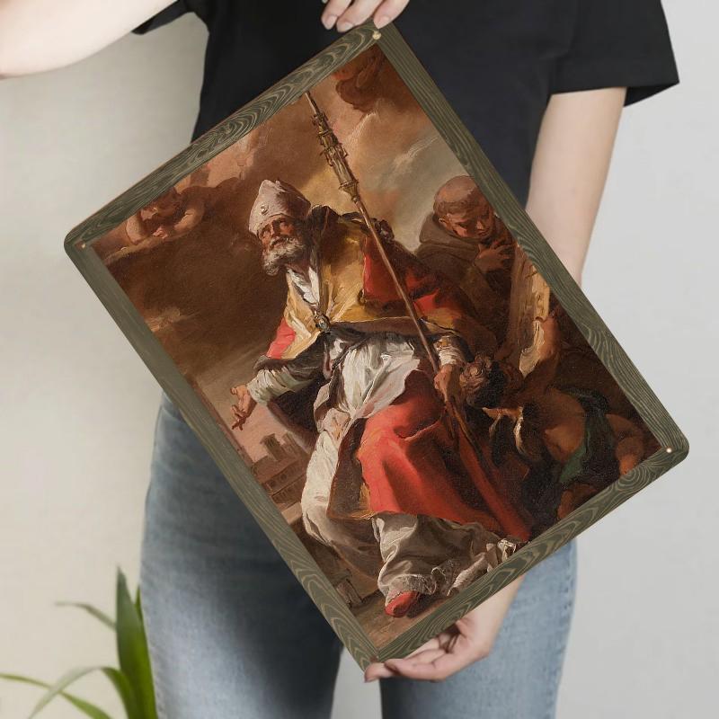 Classical Religious Figure Oil Painting Style Iron Wall Art Retro Home Decor Mural Living Room Study Wall Hanging 20x30cm(7.8x11.8inch)
Classical Religious Figure Oil Painting Style Iron Wall Art Retro Home Decor Mural Living Room Study Wall Hanging 20x30cm(7.8x11.8inch)