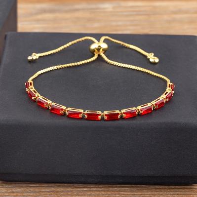 Nidin High Quality Crystal Link Chain Bracelet for Women Fashion Wedding Jewelry Pulseras mujer 7 Colors Bangle Adjustable Gift червоний
Nidin High Quality Crystal Link Chain Bracelet for Women Fashion Wedding Jewelry Pulseras mujer 7 Colors Bangle Adjustable Gift червоний