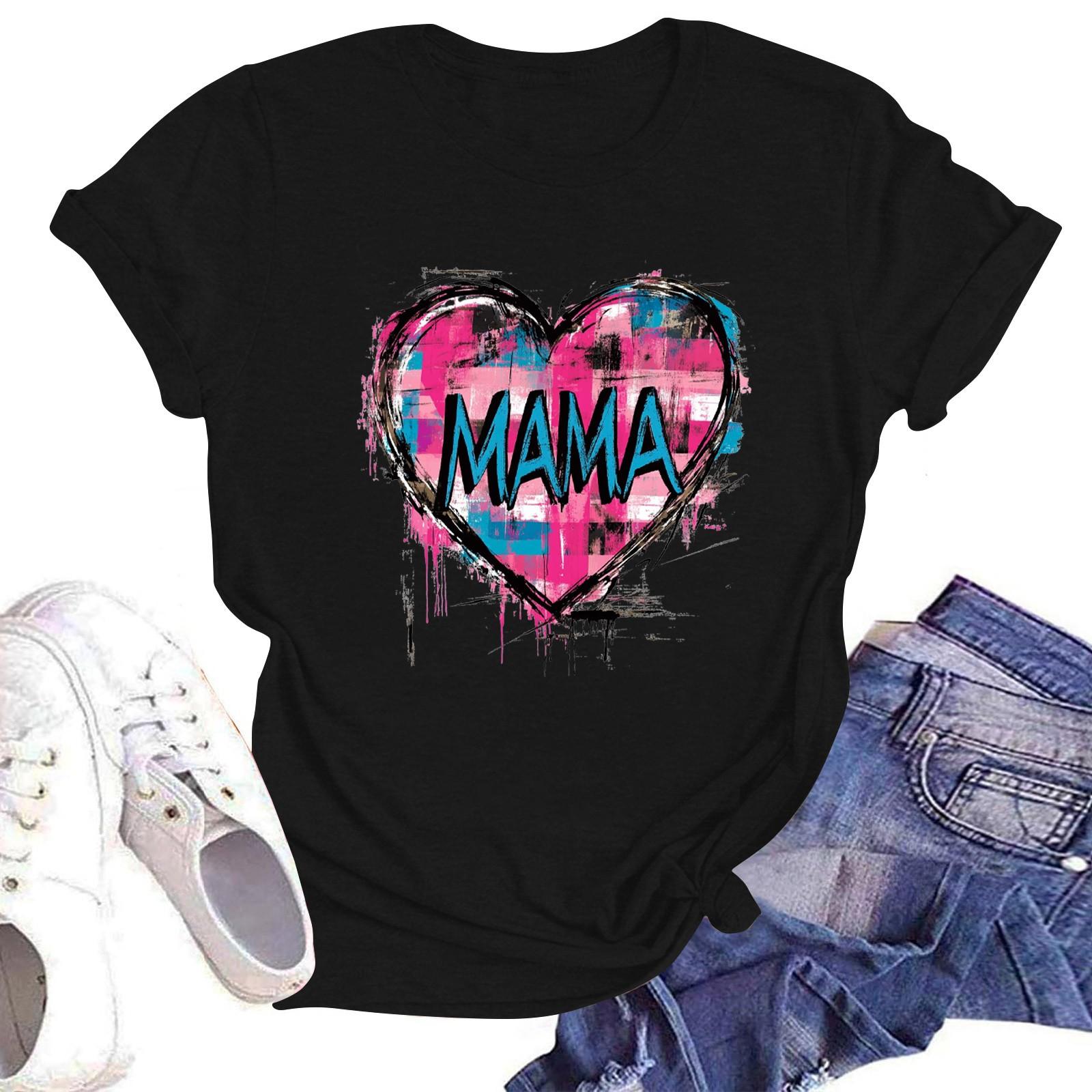 Women s Round Neck Casual Printed Short-sleeved T-shirt Top M чорний
Women s Round Neck Casual Printed Short-sleeved T-shirt Top M чорний