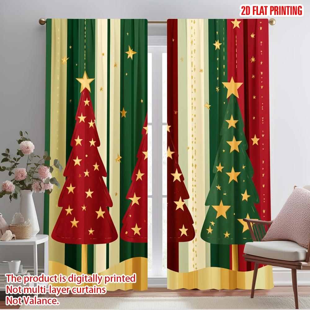2pcs,2D plane printing Curtains Roller Blinds Christmas Trees Stars Festive (3) Versatile Polyester (without rod) Festive Use 52.50×116.00 CM 2pcs
2pcs,2D plane printing Curtains Roller Blinds Christmas Trees Stars Festive (3) Versatile Polyester (without rod) Festive Use 52.50×116.00 CM 2pcs