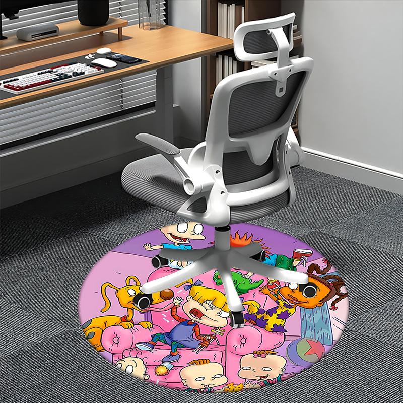 Cartoon Network,Rugrats Chair mat Round Rug Office carpet, Machine Washable, Non slip, Suitable for Living Rooms, Bedrooms 80cm
Cartoon Network,Rugrats Chair mat Round Rug Office carpet, Machine Washable, Non slip, Suitable for Living Rooms, Bedrooms 80cm