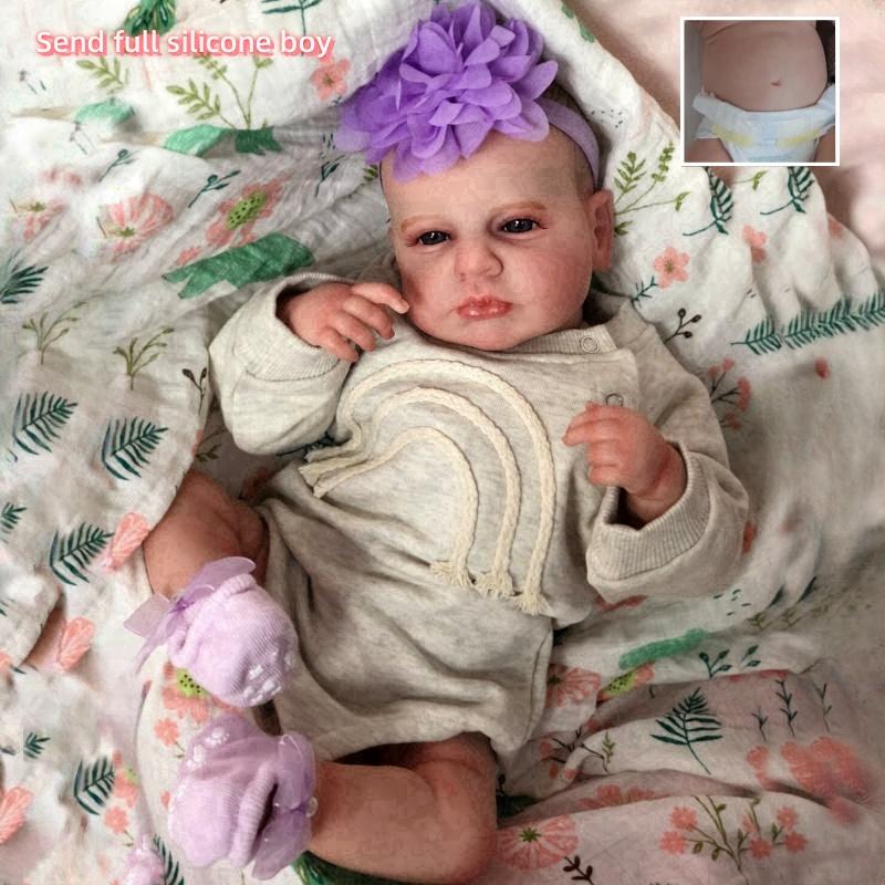 Реалістична лялька Reborn 49 см з відкритими очима LOULOU Soft Touch Cloth Body Bebe Boneca Reborn Doll Toy Повністю вінілова гнучка лялька для новонароджених для дівчаток і хлопчиків full silicone boy
Реалістична лялька Reborn 49 см з відкритими очима LOULOU Soft Touch Cloth Body Bebe Boneca Reborn Doll Toy Повністю вінілова гнучка лялька для новонароджених для дівчаток і хлопчиків full silicone boy