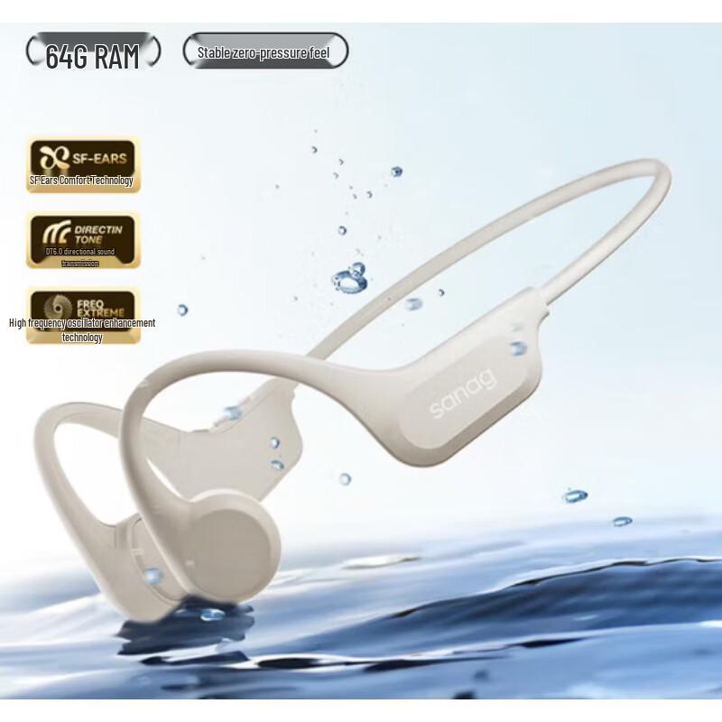 SANAG B60S ProMax Bone Conduction Bluetooth Headset
SANAG B60S ProMax Bone Conduction Bluetooth Headset