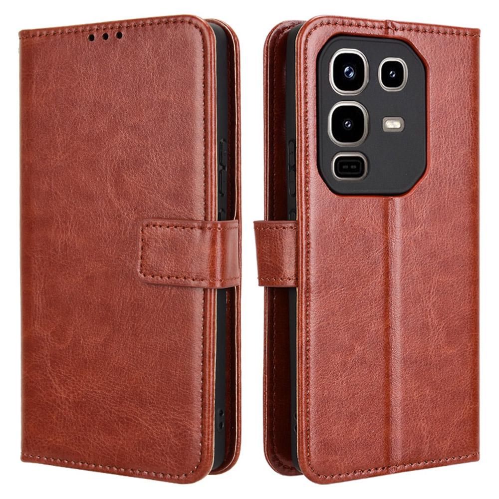 Чохол-гаманець для телефону з текстурою Crazy Horse зі штучної шкіри для Infinix Note 50 Pro 4G/Note 50 4G Brown
Чохол-гаманець для телефону з текстурою Crazy Horse зі штучної шкіри для Infinix Note 50 Pro 4G/Note 50 4G Brown