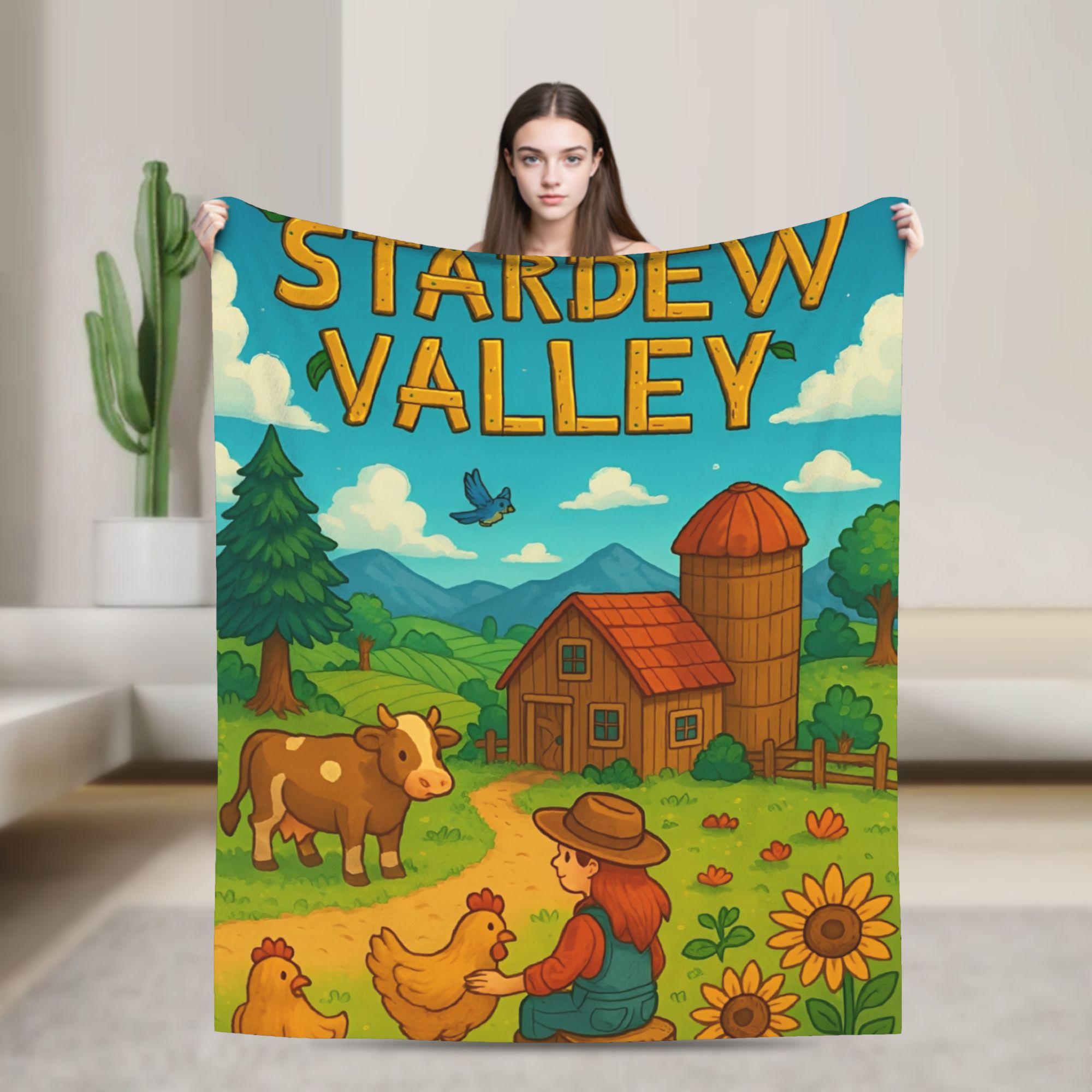 Creature in Stardew Valley Blankets Cute Jimino Animals Wool Awesome Soft Throw Blanket Chair Covering Sofa Spring/Autumn Travel 75x90cm
Creature in Stardew Valley Blankets Cute Jimino Animals Wool Awesome Soft Throw Blanket Chair Covering Sofa Spring/Autumn Travel 75x90cm