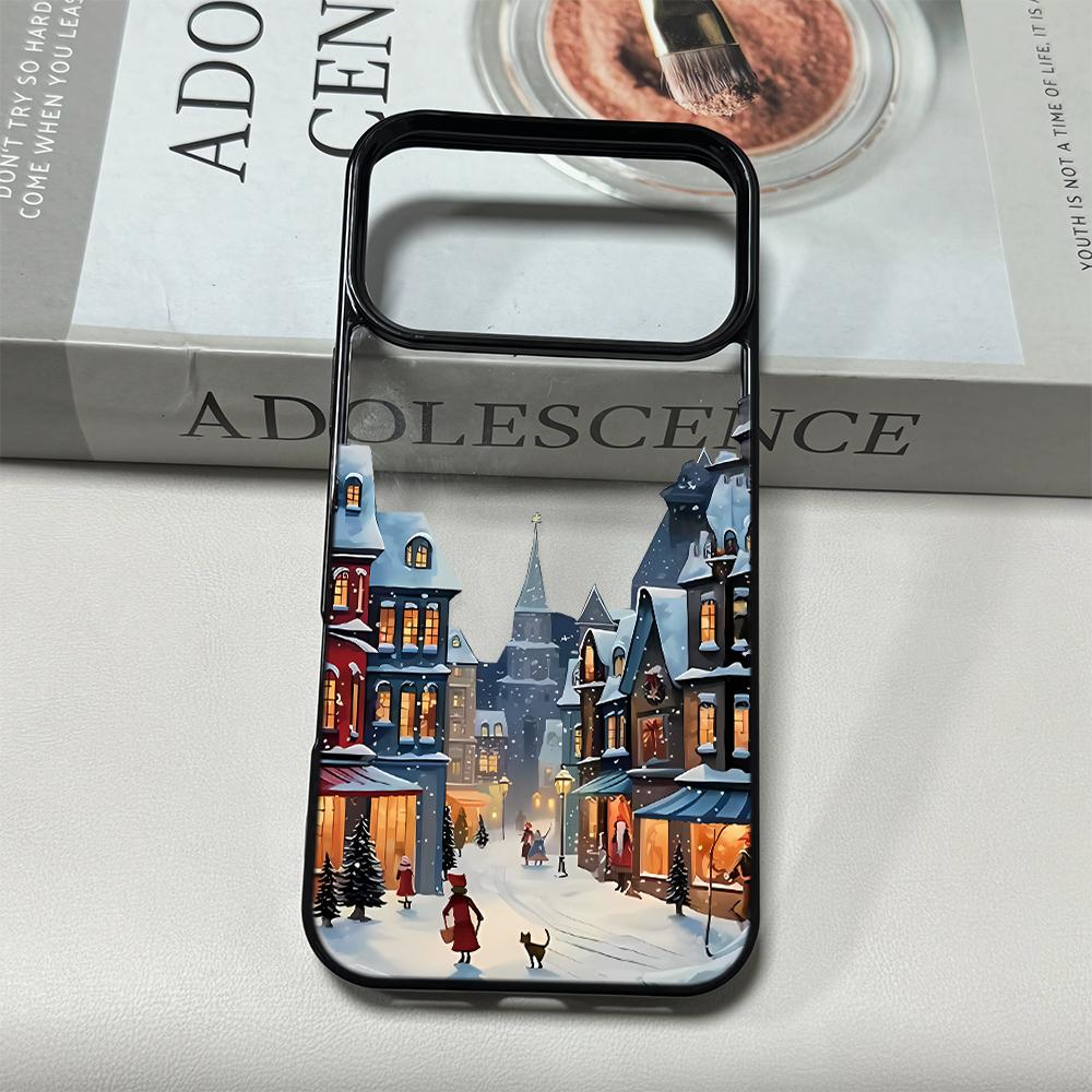 Winter Town Phone Case for iPhone 17/16/15/14 Plus/13/12/11 Pro Max X/XS/XR/7/8 Plus/SE2020/SE2022 Dual Color Clear TPU Cover iPhone 16 чорний
Winter Town Phone Case for iPhone 17/16/15/14 Plus/13/12/11 Pro Max X/XS/XR/7/8 Plus/SE2020/SE2022 Dual Color Clear TPU Cover iPhone 16 чорний