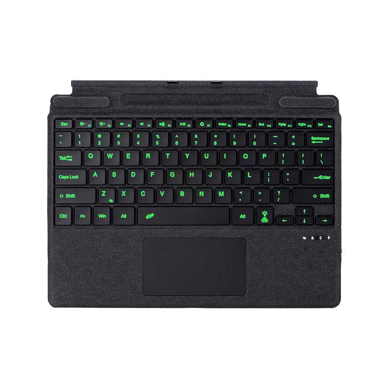 Microsoft s Surface Pro 8, 9, 10 or X type for Portable Slim Wireless Keyboard with Cover , Touchpad Tablet Keyboard (black, backlight)
Microsoft s Surface Pro 8, 9, 10 or X type for Portable Slim Wireless Keyboard with Cover , Touchpad Tablet Keyboard (black, backlight)