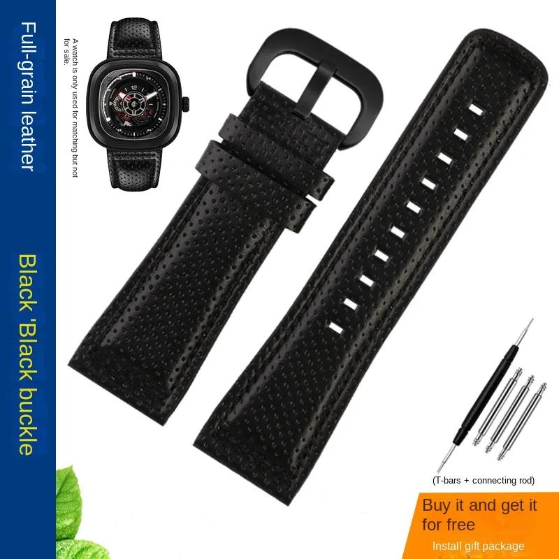 Cowhide Watchbands For Seven Friday SF-M2/Q201/02/03 P3C/02/SF-M3/04/P1B/01 Strap Genuine Leather Wristband 28mm Men s Bracelet 28mm
Cowhide Watchbands For Seven Friday SF-M2/Q201/02/03 P3C/02/SF-M3/04/P1B/01 Strap Genuine Leather Wristband 28mm Men s Bracelet 28mm