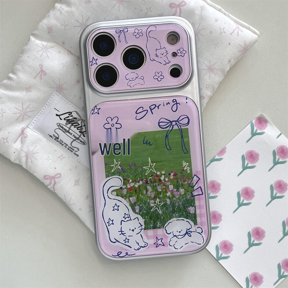 Cartoon Tulip Cat Phone Case for iPhone 15/14/17/16 Pro Max 15
Cartoon Tulip Cat Phone Case for iPhone 15/14/17/16 Pro Max 15