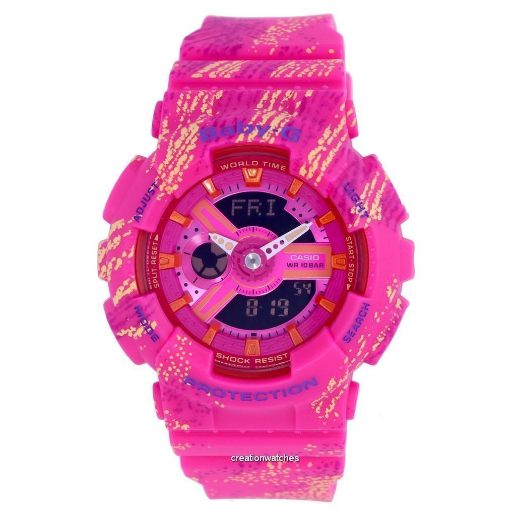 Аналоговые цифровые кварцевые часы Casio Baby-G BA-110TX-4A BA110TX-4 100M Женские часы
Аналоговые цифровые кварцевые часы Casio Baby-G BA-110TX-4A BA110TX-4 100M Женские часы