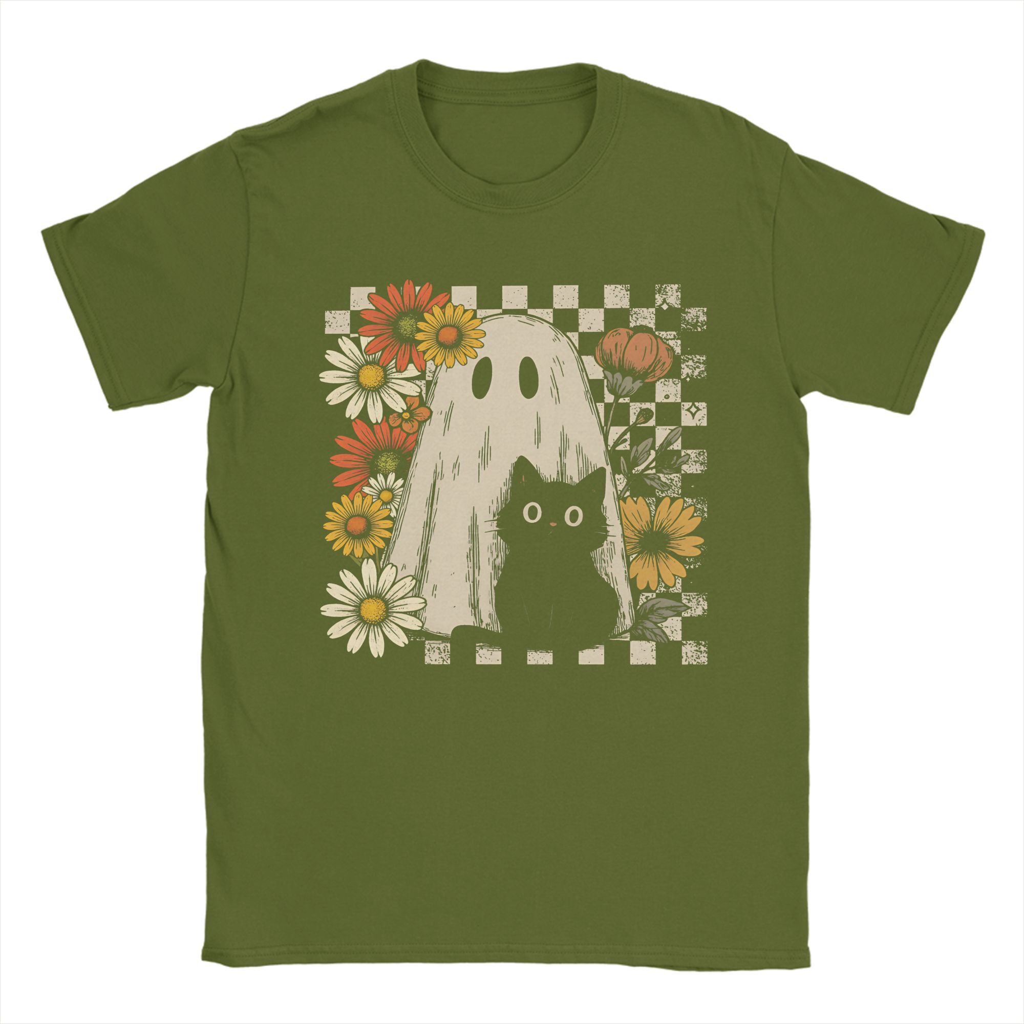 Boho Floral Fall Ghost Cat Halloween T Shirt Summer Hippie T-Shirts Mens Cotton O Neck Oversize Tees Short Sleeves Tshirt 3XL
Boho Floral Fall Ghost Cat Halloween T Shirt Summer Hippie T-Shirts Mens Cotton O Neck Oversize Tees Short Sleeves Tshirt 3XL