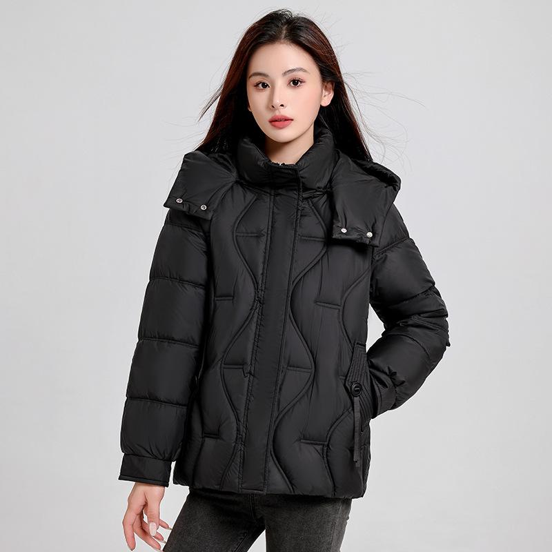 2025 зима новая короткая пуховая хлопковая куртка женская большого размера утолщенная стеганая куртка женская повседневная хлопковая куртка L чёрный
2025 зима новая короткая пуховая хлопковая куртка женская большого размера утолщенная стеганая куртка женская повседневная хлопковая куртка L чёрный