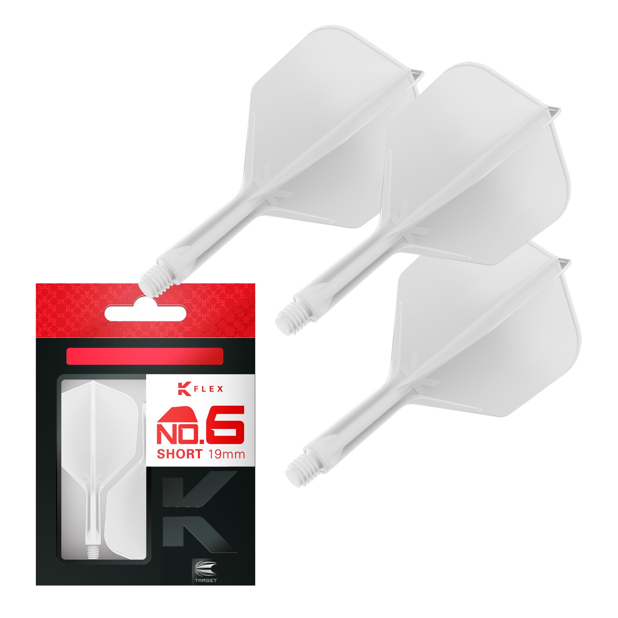 TARGET FLIGHT K-FLEX SHAPE/NO6 (19MM SHORT, White) білий
TARGET FLIGHT K-FLEX SHAPE/NO6 (19MM SHORT, White) білий