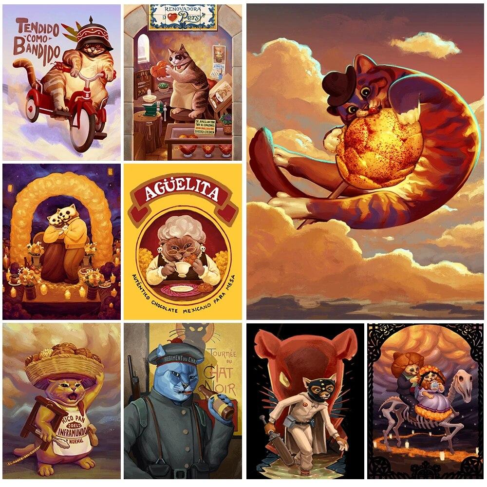 Kartun Kucing Cokelat AGÜELITA Mangga Enchilado Seni Dinding Kanvas Lukisan Poster Antik dan Cetakan Dekorasi Rumah Seni Cetak No Frame 21*30cm
Kartun Kucing Cokelat AGÜELITA Mangga Enchilado Seni Dinding Kanvas Lukisan Poster Antik dan Cetakan Dekorasi Rumah Seni Cetak No Frame 21*30cm