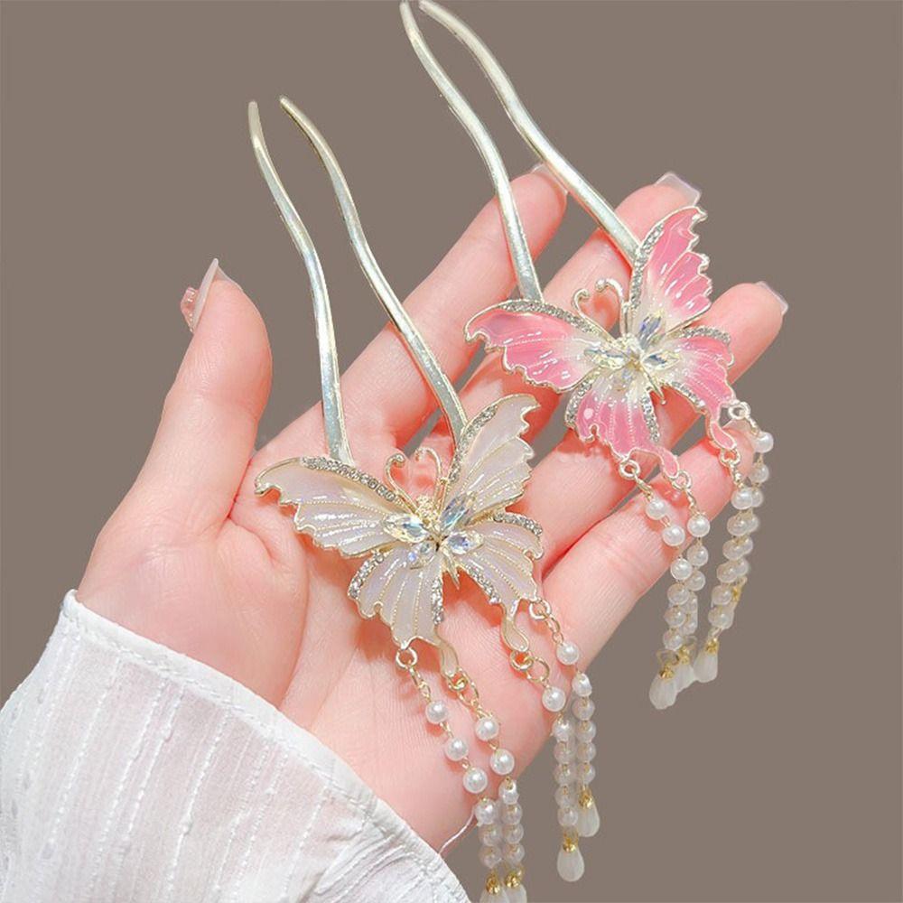 Tassel Flower U-Shaped Hairpins Pendant Hair Ornament Vintage Bun Tool Updos Headpiece for Women C69
Tassel Flower U-Shaped Hairpins Pendant Hair Ornament Vintage Bun Tool Updos Headpiece for Women C69