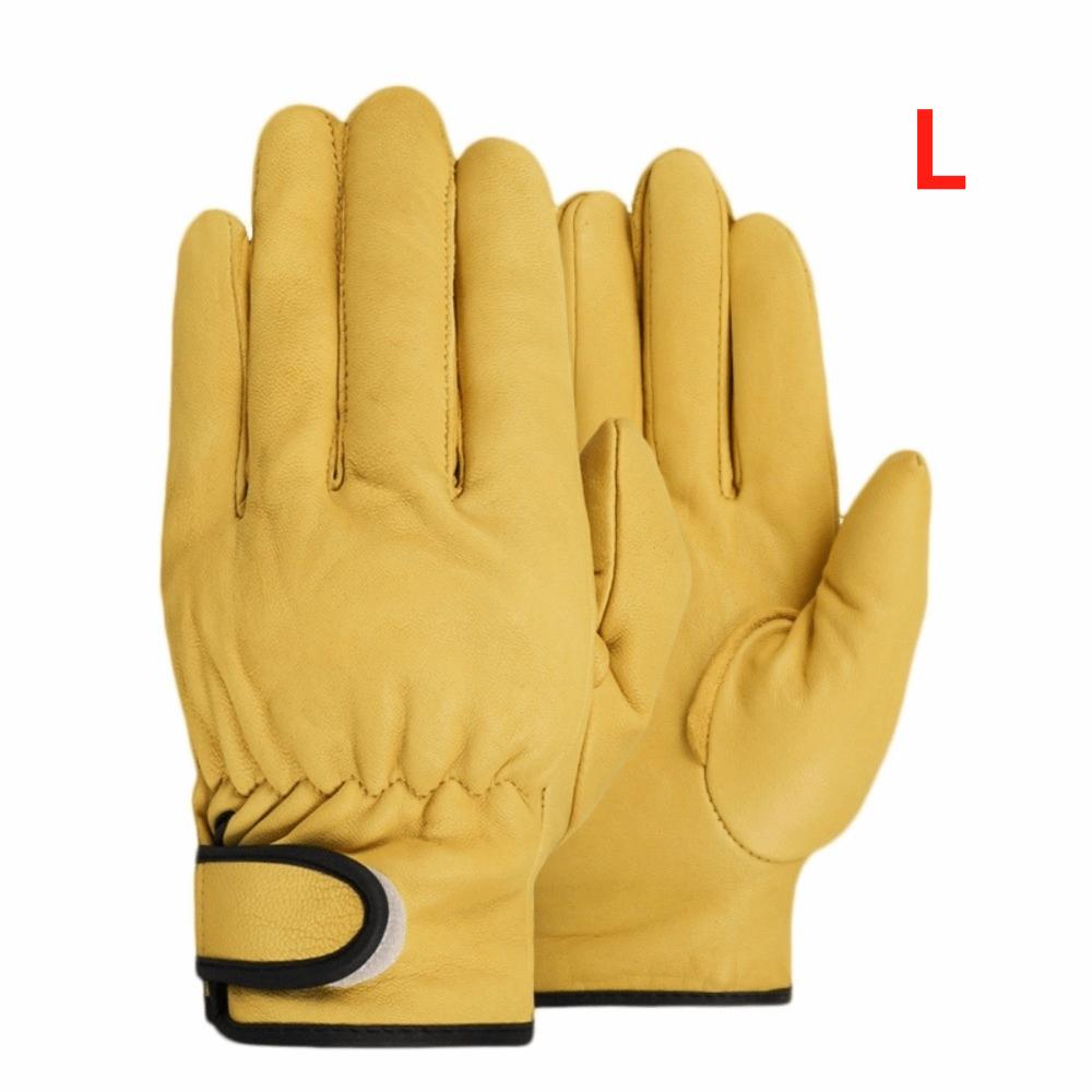 Stretchable Wrist Work Gloves Wear-Resistant Welding Gloves Driver Gloves Labour Safety Supplies Yellow-L
Stretchable Wrist Work Gloves Wear-Resistant Welding Gloves Driver Gloves Labour Safety Supplies Yellow-L