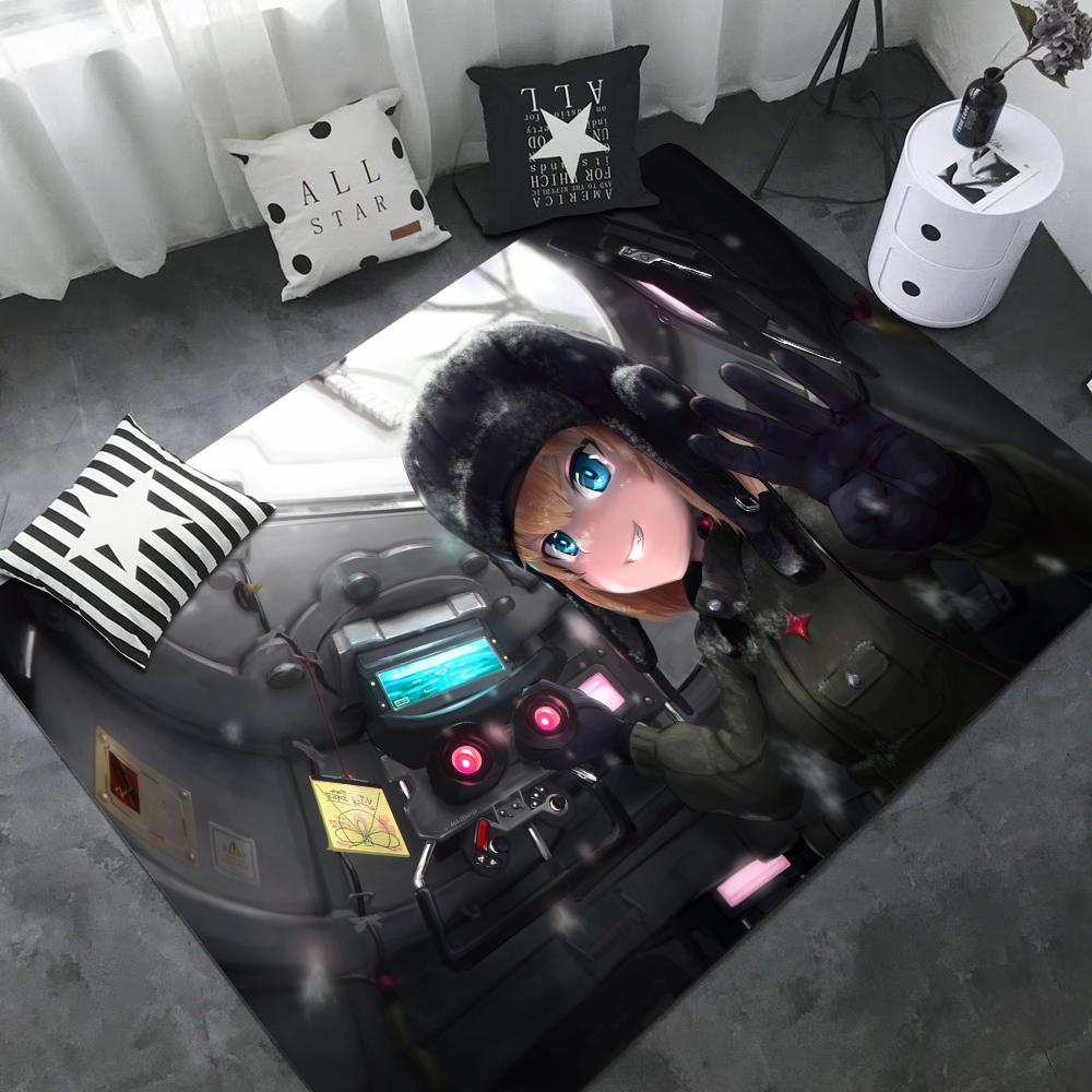 GIRLS Und PANZER Floor Mat Kids Room Bedroom Decoration Balcony Anti-Slip Doormat Living Room Welcome Rug 40x60cm
GIRLS Und PANZER Floor Mat Kids Room Bedroom Decoration Balcony Anti-Slip Doormat Living Room Welcome Rug 40x60cm