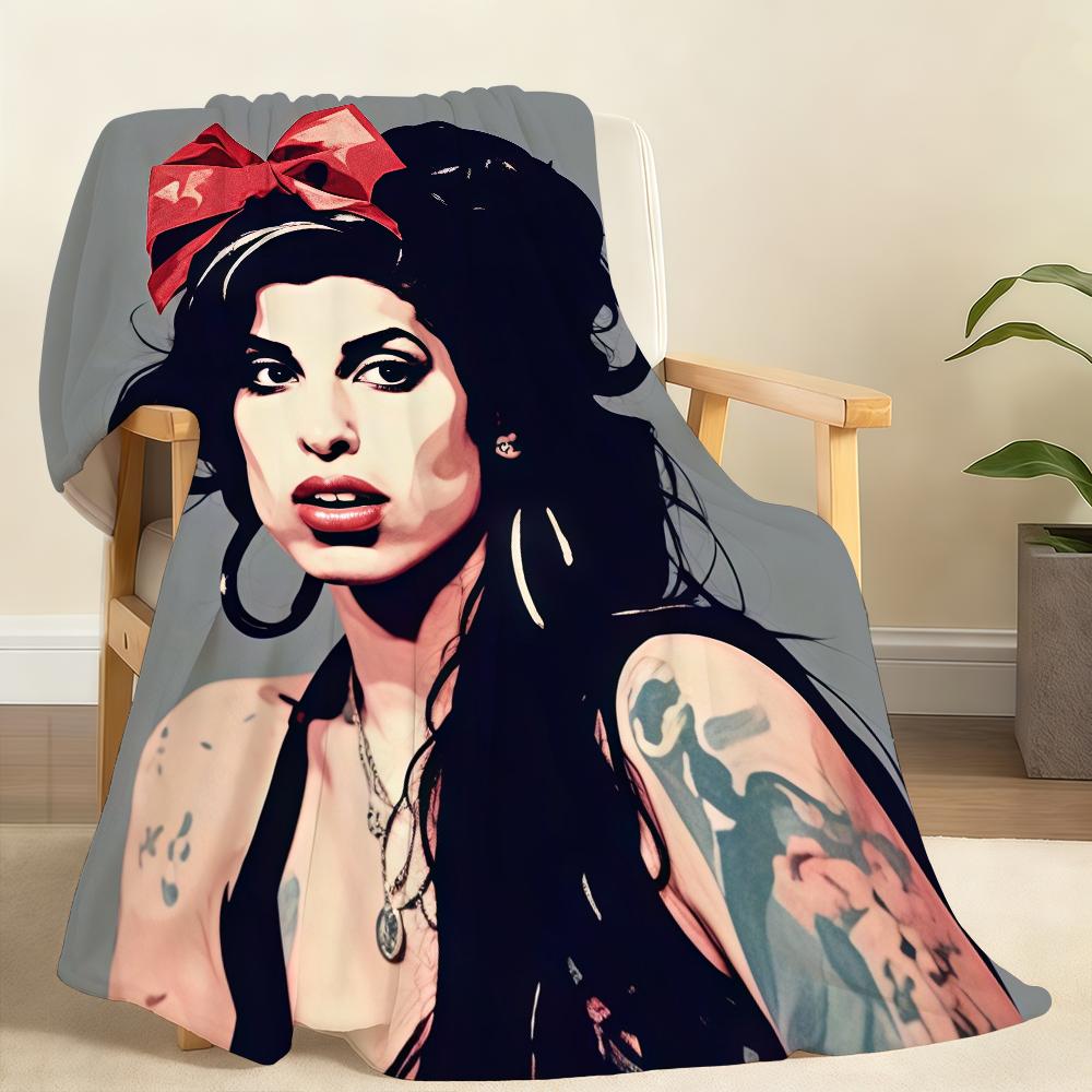 Vintage Famous Jazz Music Singer Amy Winehouse Blanket Soft Throw Blanket for Home Bedroom Sofa Picnic Office Cover Blanket Gift 150x200cm
Vintage Famous Jazz Music Singer Amy Winehouse Blanket Soft Throw Blanket for Home Bedroom Sofa Picnic Office Cover Blanket Gift 150x200cm