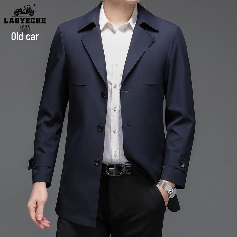 Классический мужской тренч средней длины: Воротник делового костюма для весны и осени 2XL/185 (80-89 kg) темно-синий
Классический мужской тренч средней длины: Воротник делового костюма для весны и осени 2XL/185 (80-89 kg) темно-синий