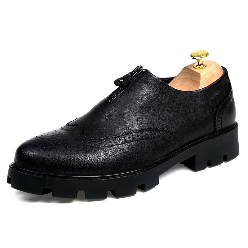38-44 Men s Plus Size Fashionable Thick Soled Leather Shoes Business Height Increasing Leather Shoes Brogues Shoes 44 чорний
38-44 Men s Plus Size Fashionable Thick Soled Leather Shoes Business Height Increasing Leather Shoes Brogues Shoes 44 чорний