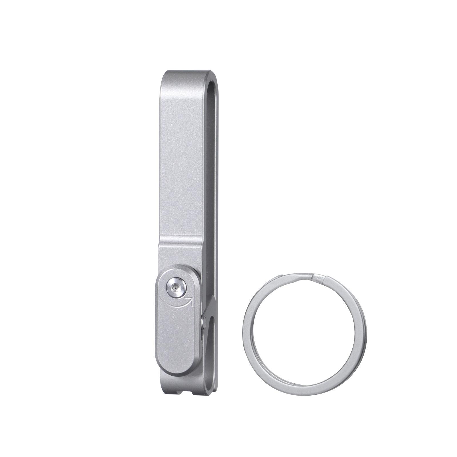 Ti Alloy Waist Belt Clip Keychain Key Holder For Clipping Onto Belts Shorts Backpacks And Pockets Securely
Ti Alloy Waist Belt Clip Keychain Key Holder For Clipping Onto Belts Shorts Backpacks And Pockets Securely