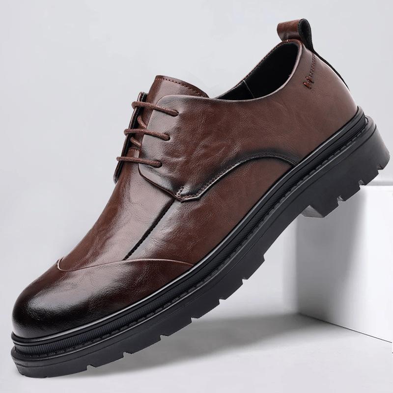Hand-scratched leather shoes men s shoes dress autumn British style men s casual groom wedding shoes 2025 38
Hand-scratched leather shoes men s shoes dress autumn British style men s casual groom wedding shoes 2025 38
