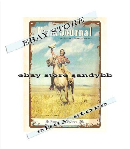 decor restaurant pub FARM JOURNAL 1953 horse ranch agriculture metal tin signAluminum 20x30cm(7.8x11.8inch)
decor restaurant pub FARM JOURNAL 1953 horse ranch agriculture metal tin signAluminum 20x30cm(7.8x11.8inch)
