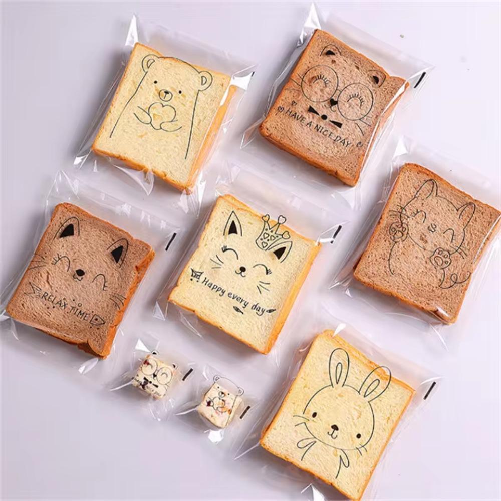 100Pcs Transparent Biscuit Self-sealing Bag Self-adhesive Sandwich Wrap Bag Candy bread
100Pcs Transparent Biscuit Self-sealing Bag Self-adhesive Sandwich Wrap Bag Candy bread