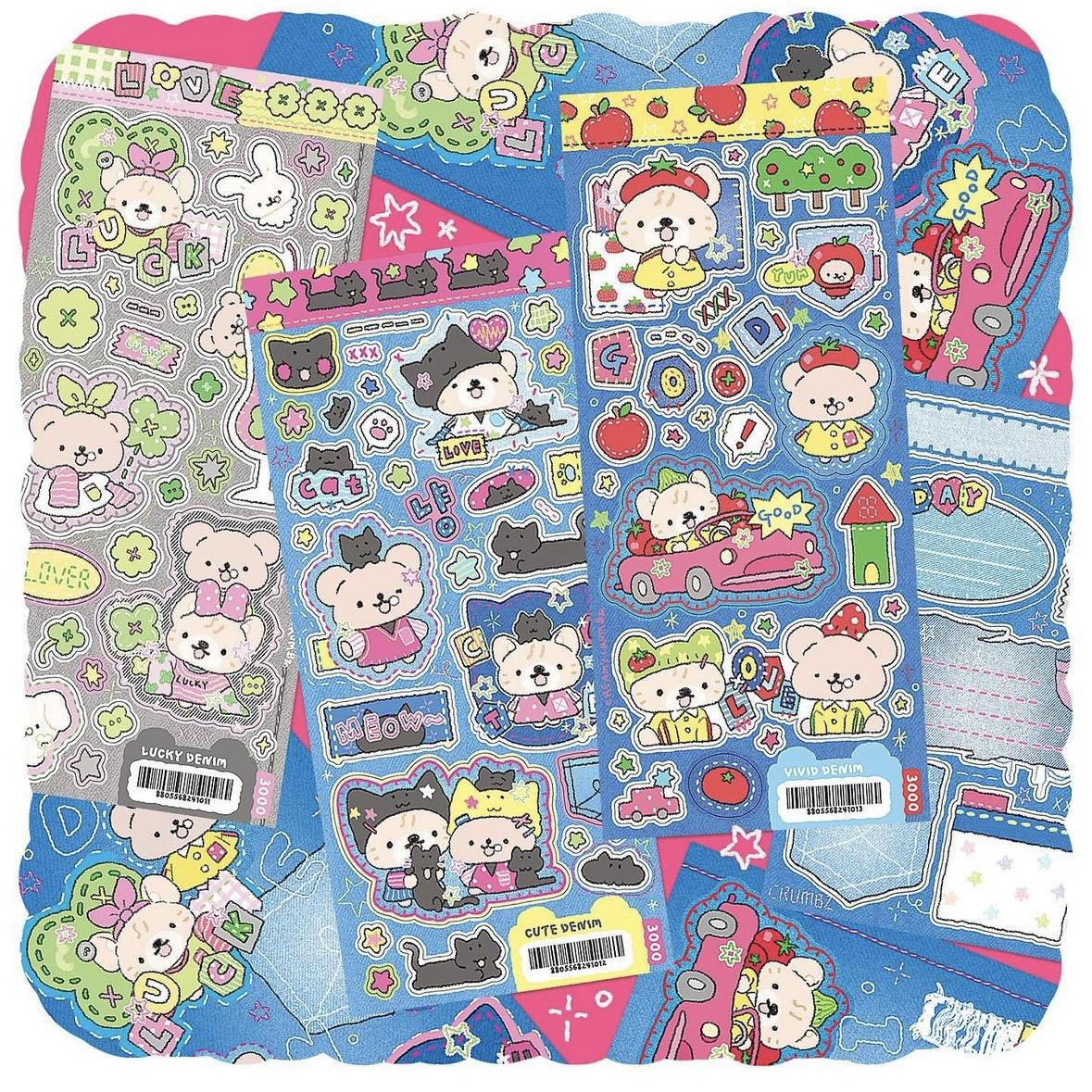 Korean Cute Cartoon Bear Stickers for Phone Cases & Journals - DIY Creative Design Set
Korean Cute Cartoon Bear Stickers for Phone Cases & Journals - DIY Creative Design Set