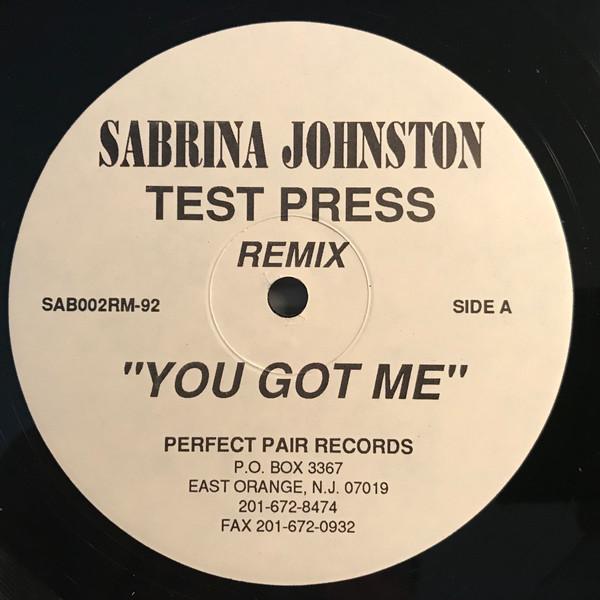 12inch Record SABRINA JOHNSTON - You Got Me (Remix) SAB002RM PERFECT PAIR 1993 US Dance & Electronica Used
12inch Record SABRINA JOHNSTON - You Got Me (Remix) SAB002RM PERFECT PAIR 1993 US Dance & Electronica Used
