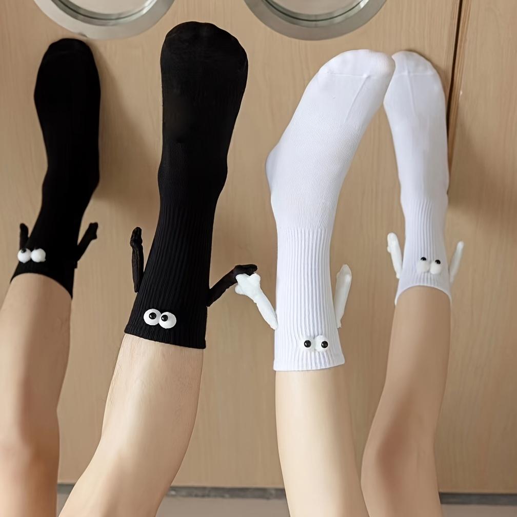 A pair of mid length socks, trendy for both men and women, magnetic attraction, super personality, 3D dolls, black and white ero One Size
A pair of mid length socks, trendy for both men and women, magnetic attraction, super personality, 3D dolls, black and white ero One Size