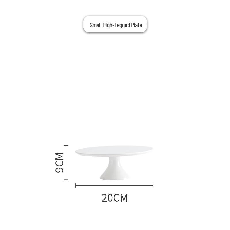 Ru Han Ceramic High-Foot Cake Plate
Ru Han Ceramic High-Foot Cake Plate