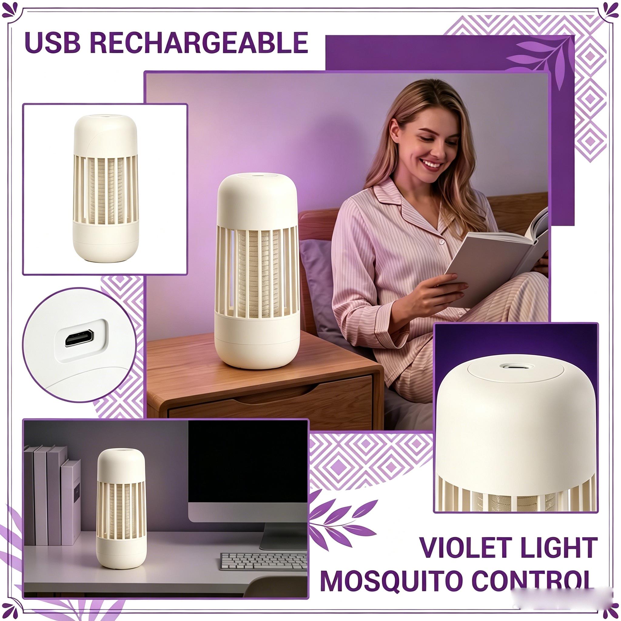 Home Desktop Mosquito Killer Lamp Electric Insect Trap Portable Compact Design Safe for Indoor Use with USB Charging ONE SIZE білий
Home Desktop Mosquito Killer Lamp Electric Insect Trap Portable Compact Design Safe for Indoor Use with USB Charging ONE SIZE білий