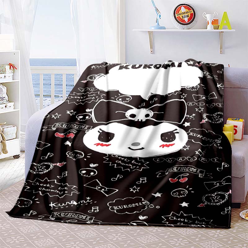 This cute Kuromi-print cartoon blanket is made of warm and comfortable flannel and is suitable for bedrooms, sofas, beds, chairs 75x90cm
This cute Kuromi-print cartoon blanket is made of warm and comfortable flannel and is suitable for bedrooms, sofas, beds, chairs 75x90cm