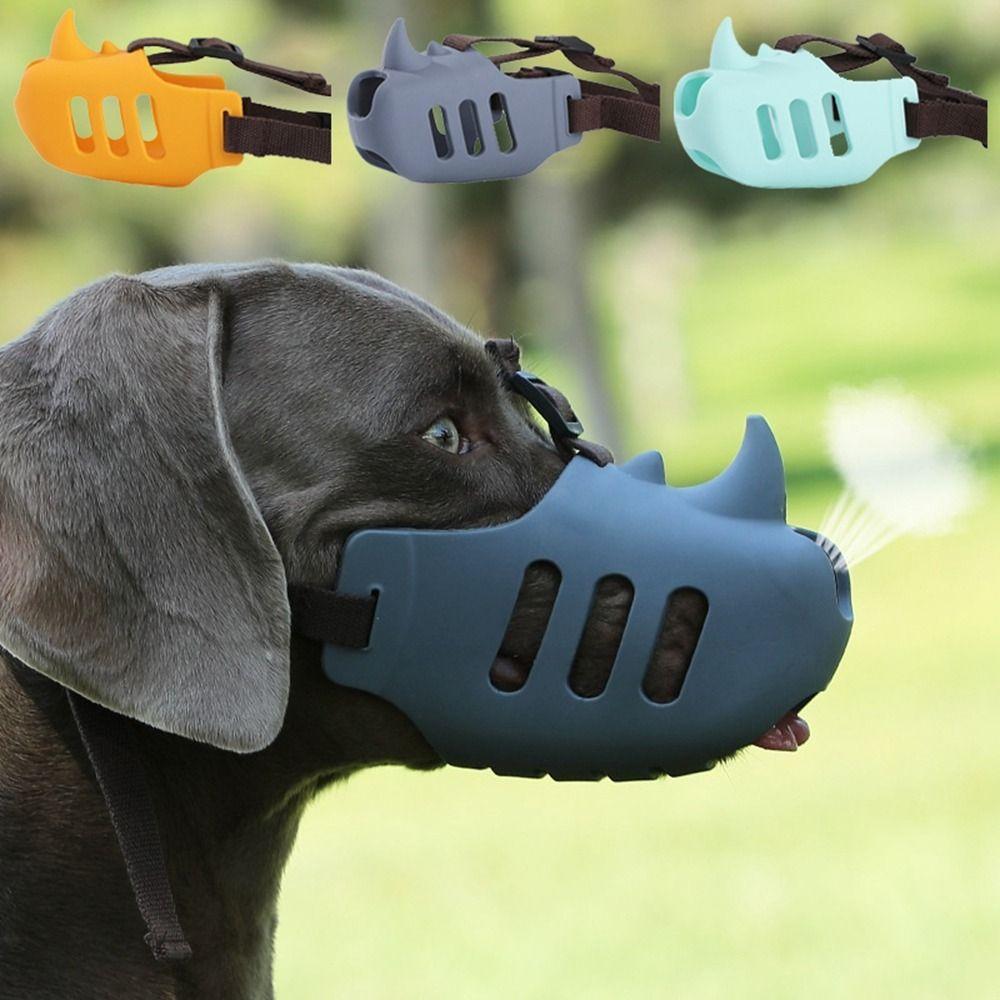 Rhinoceros Horn Dog Bark Arrester Anti Miseating Pet Mouthpiece Cover New Dog Mouth Cover Pet S-Color 2
Rhinoceros Horn Dog Bark Arrester Anti Miseating Pet Mouthpiece Cover New Dog Mouth Cover Pet S-Color 2