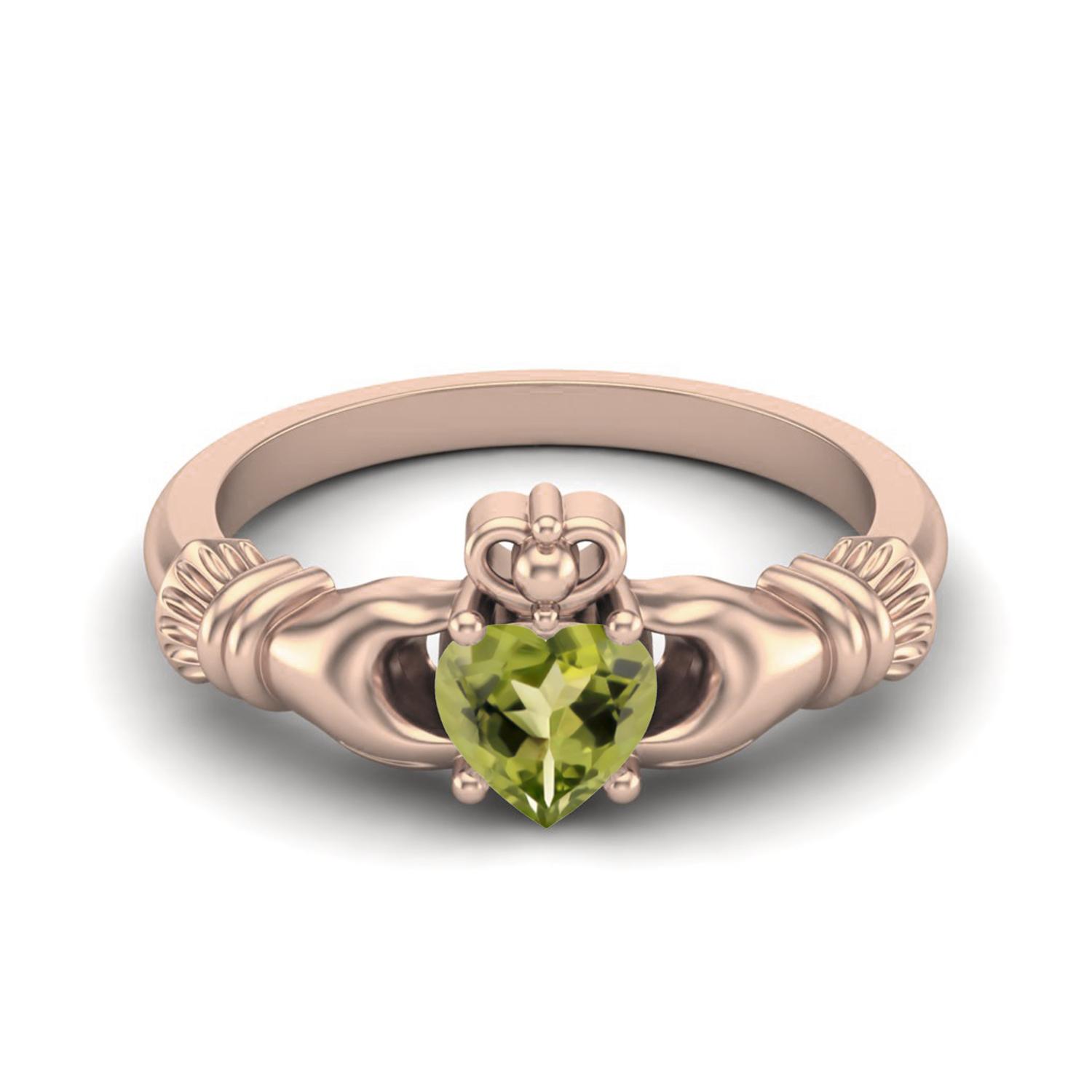 Ірландський Claddagh 5 мм Серце Перидот 925 Срібло Рожеве Позолота Одиночний Жіночий Весільний Перстень 7 Яскраво-рожевий
Ірландський Claddagh 5 мм Серце Перидот 925 Срібло Рожеве Позолота Одиночний Жіночий Весільний Перстень 7 Яскраво-рожевий