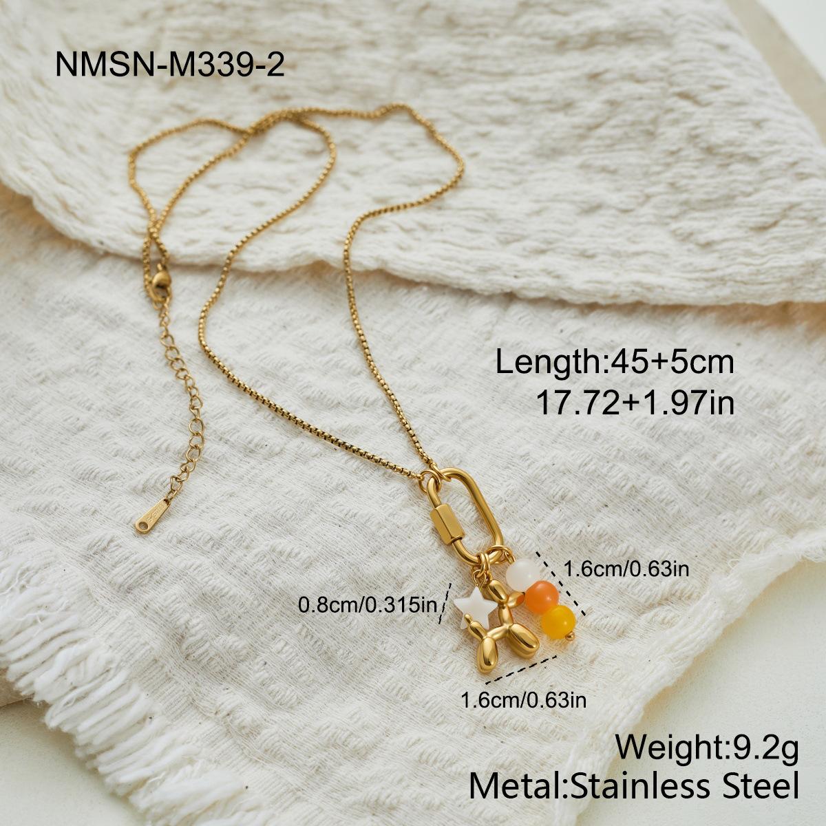 Geometric Stainless Steel Lobster Clasp Necklace Versatile Color Gem Pearl Pendant Unique Design Fashionable All-Match Chain 50cm
Geometric Stainless Steel Lobster Clasp Necklace Versatile Color Gem Pearl Pendant Unique Design Fashionable All-Match Chain 50cm