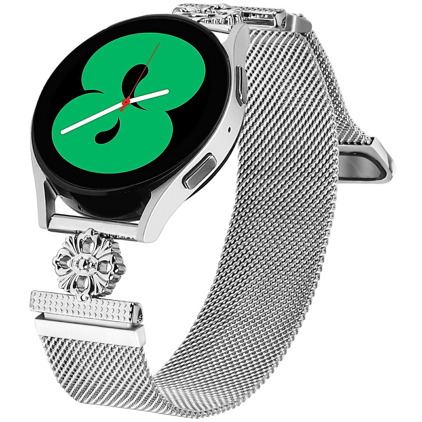 For Amazfit GTR Mini Milanese Band Flower Stainless Steel Magnetic Mesh Watch Strap Silver
For Amazfit GTR Mini Milanese Band Flower Stainless Steel Magnetic Mesh Watch Strap Silver