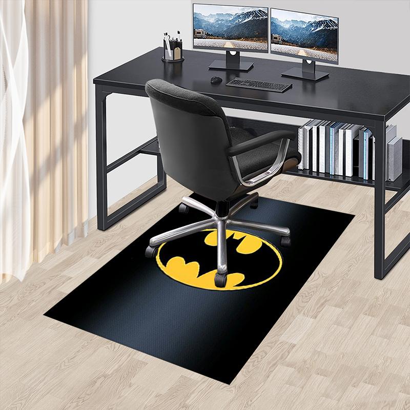 Batman Symbol Office Carpet Chair Mats, Home Decor Dormitory Floor Protector With Anti-Skid Backing, Large Area Coverage, Christmas Decorati 60cm by 90cm
Batman Symbol Office Carpet Chair Mats, Home Decor Dormitory Floor Protector With Anti-Skid Backing, Large Area Coverage, Christmas Decorati 60cm by 90cm