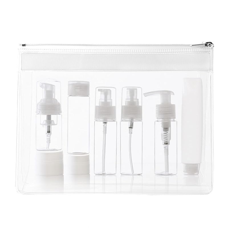 e_item travel bottle 8 piece travel set refill container Compatible with shampoo, lotion, and cream Leak proof small bottles
e_item travel bottle 8 piece travel set refill container Compatible with shampoo, lotion, and cream Leak proof small bottles
