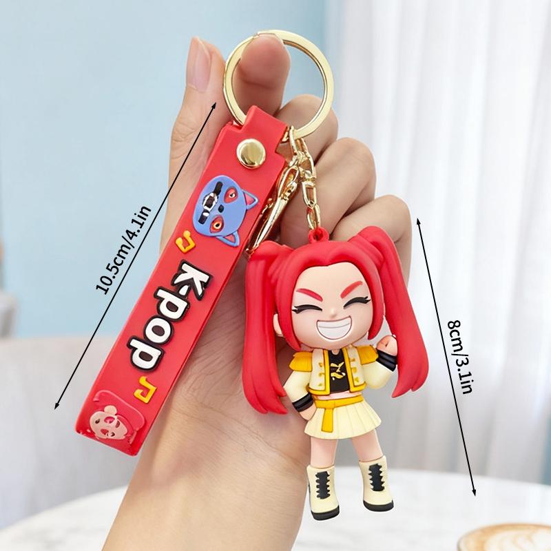 Animation Movie Rumi Mira Zoey Key Ring Korean Pop Warrior Girls Keyring POLYVINYL CHLORIDE Figure Pendant Bagpack Pouch Key Rings Kids Presents
Animation Movie Rumi Mira Zoey Key Ring Korean Pop Warrior Girls Keyring POLYVINYL CHLORIDE Figure Pendant Bagpack Pouch Key Rings Kids Presents